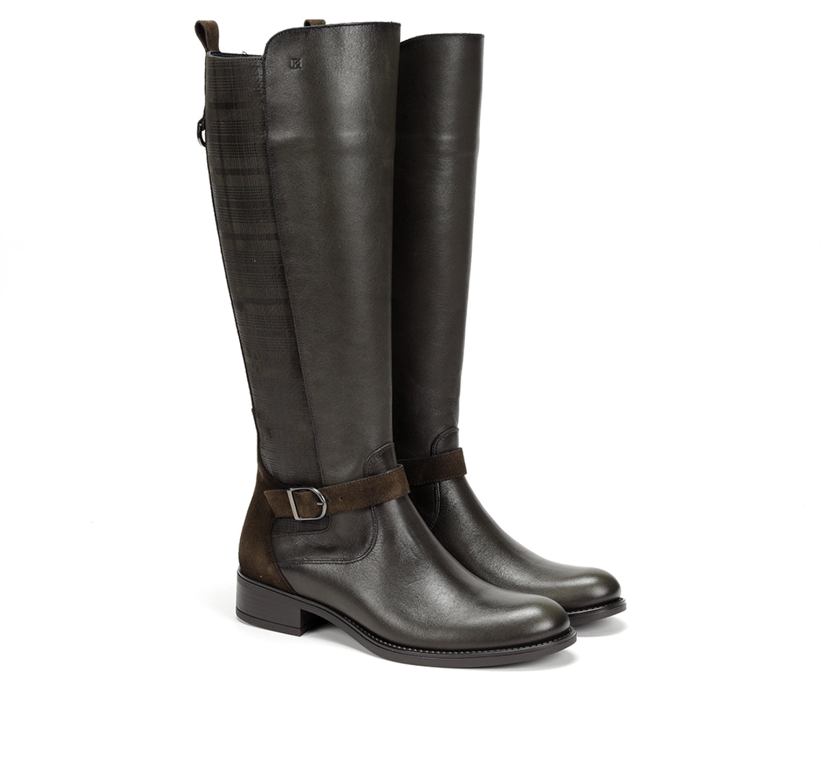 Dorking by Fluchos Chad D9119 botte verte femme talon bas