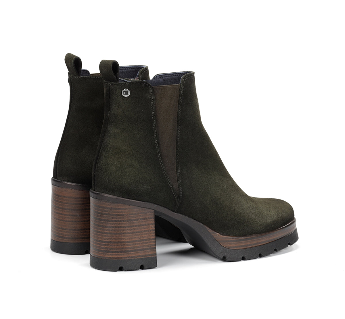 Dorking by Fluchos Safe D9414 bottines femme vert talon