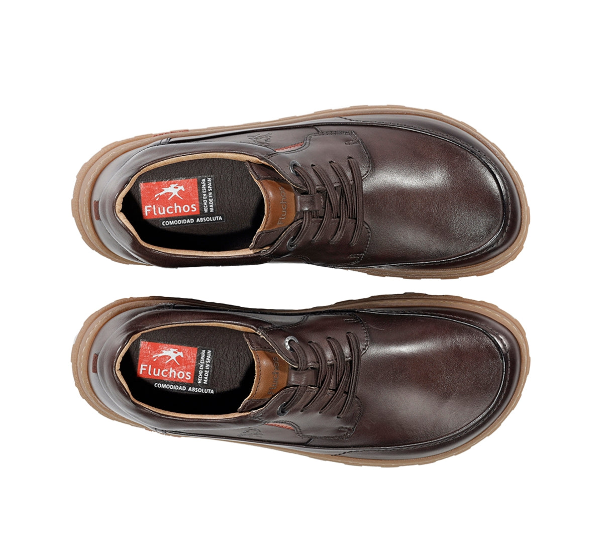 Fluchos Jerry F2504 derbies marron cuir homme