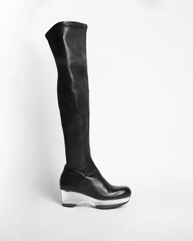 Premiata Scultura 012 Bottes Cuir Femme Pointure 38 Talon Transparent