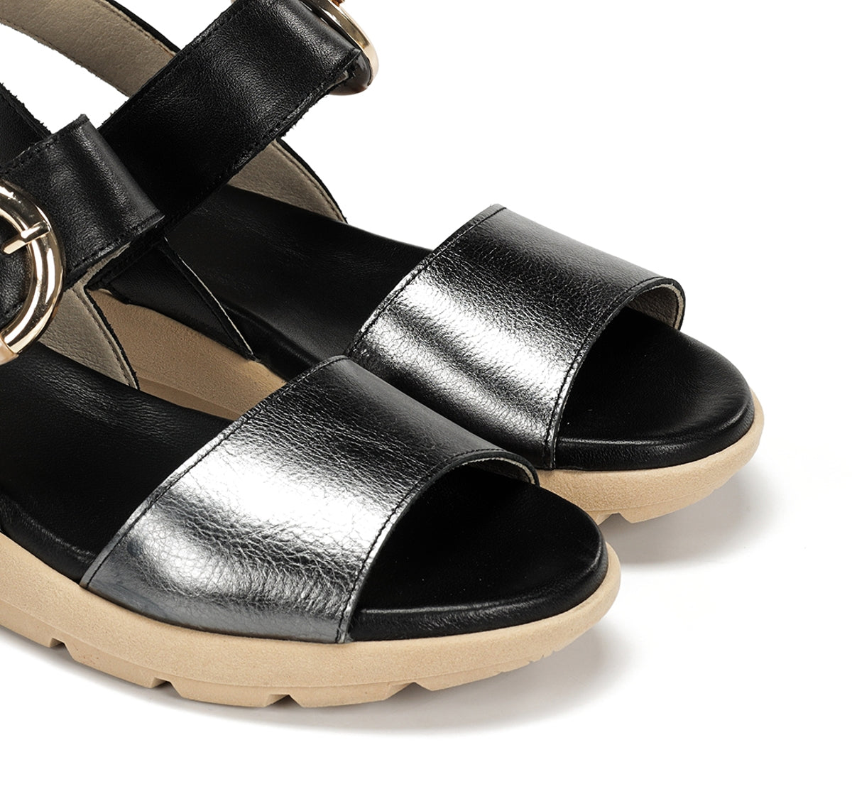 Dorking by Fluchos Gandia D9523 sandale femme noire