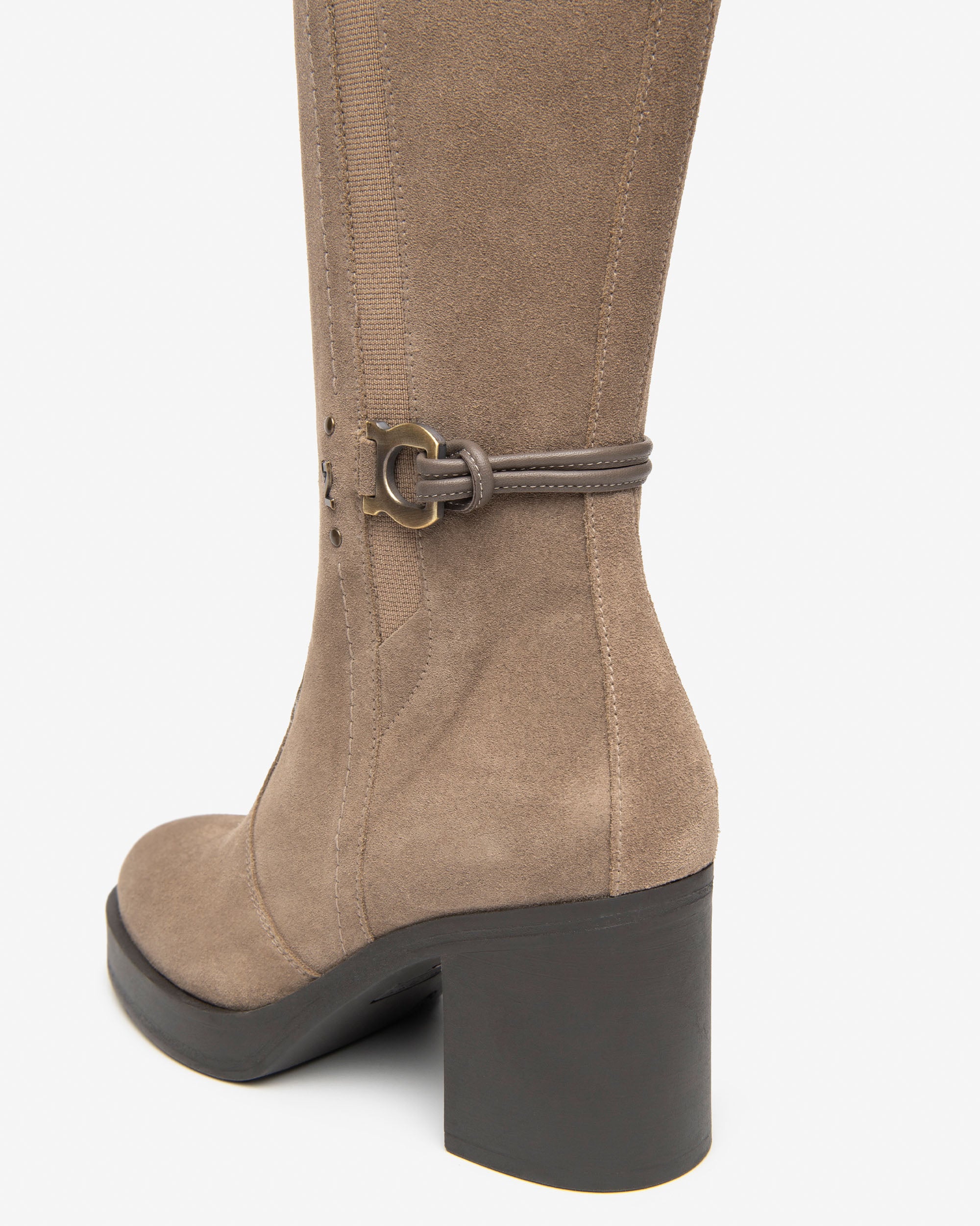 Nero Giardini Boots bottes daim femme talon
