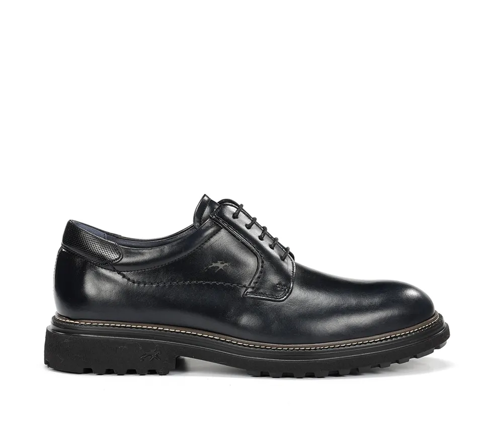Fluchos Lincon F2054 Chaussure Bleu Homme Cuir
