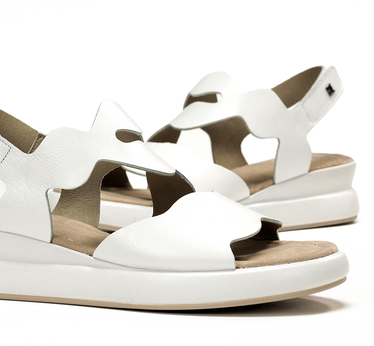 Dorking Slam D9290 sandales femme blanc tressé