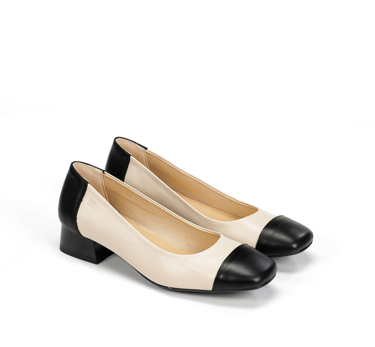 Dorking by Fluchos Gia D9302 mocassin taupe à talon cuir
