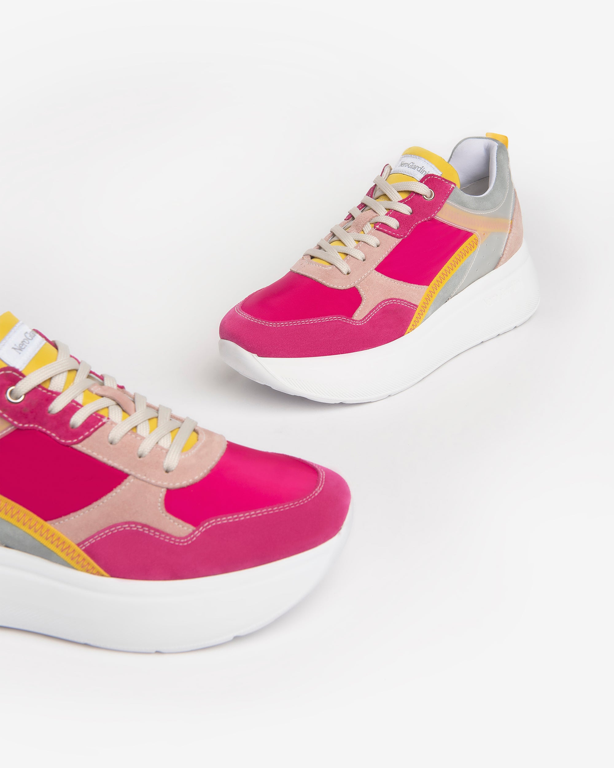 Nero Giardini Sneakers femme suède toile baskets été