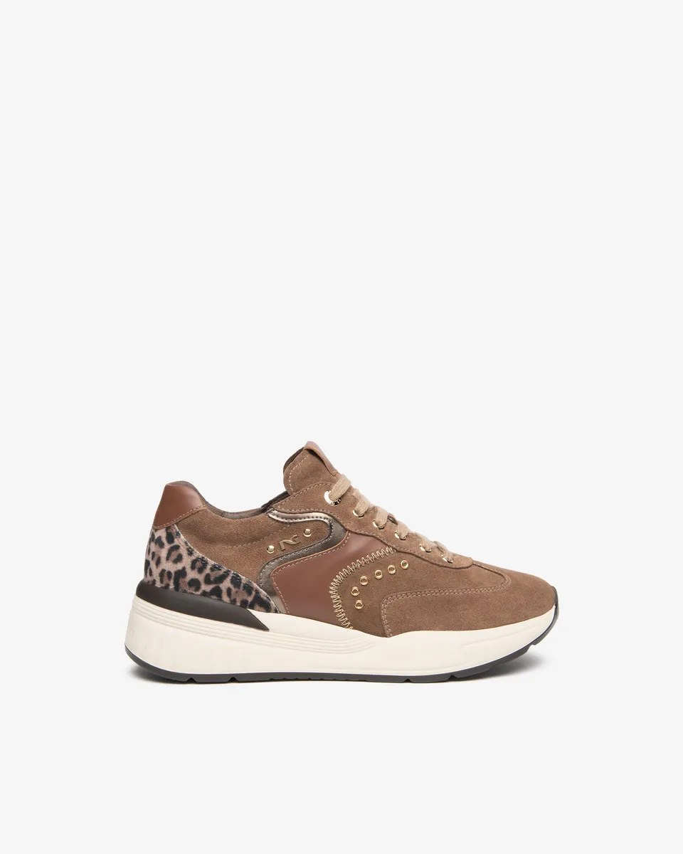 Nero Giardini Sneakers baskets femme daim cloutées 35-41