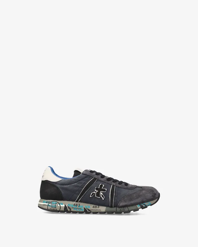 Premiata Lucy 7770 sneakers homme bleu running