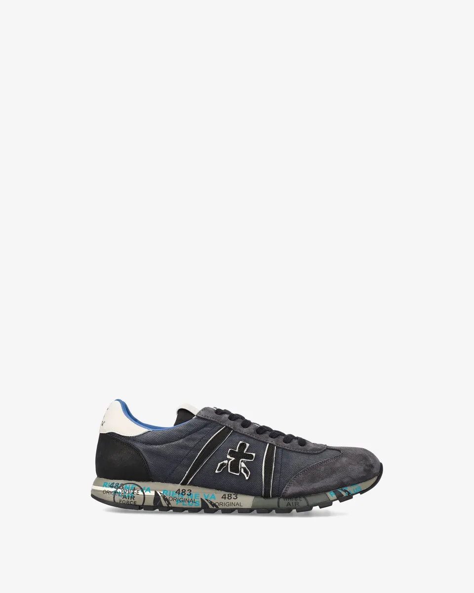 Premiata Lucy 7770 sneakers homme bleu running