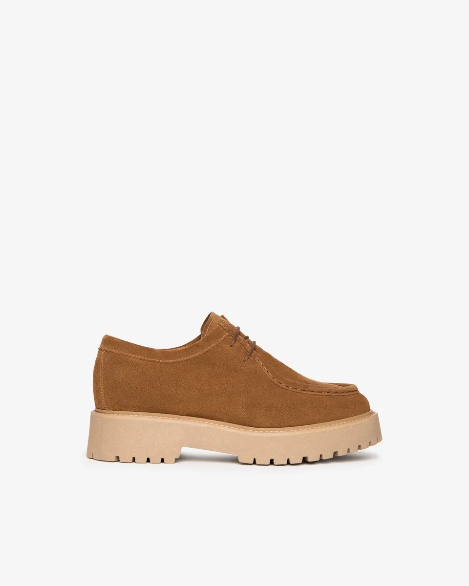 Nero Giardini Tie-up derbies daim femme