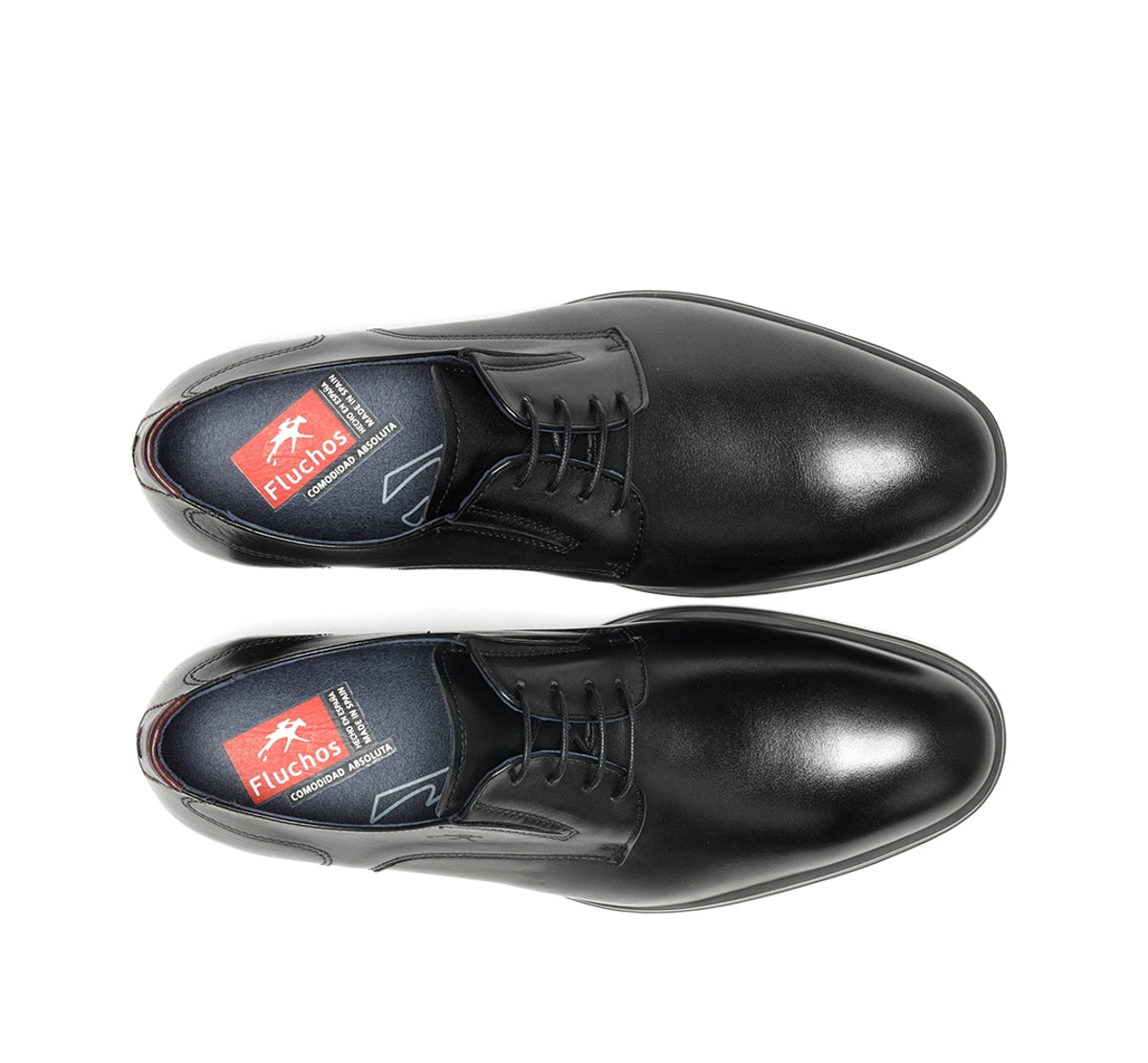 Fluchos Asgard F1887 chaussure ville noire homme cuir