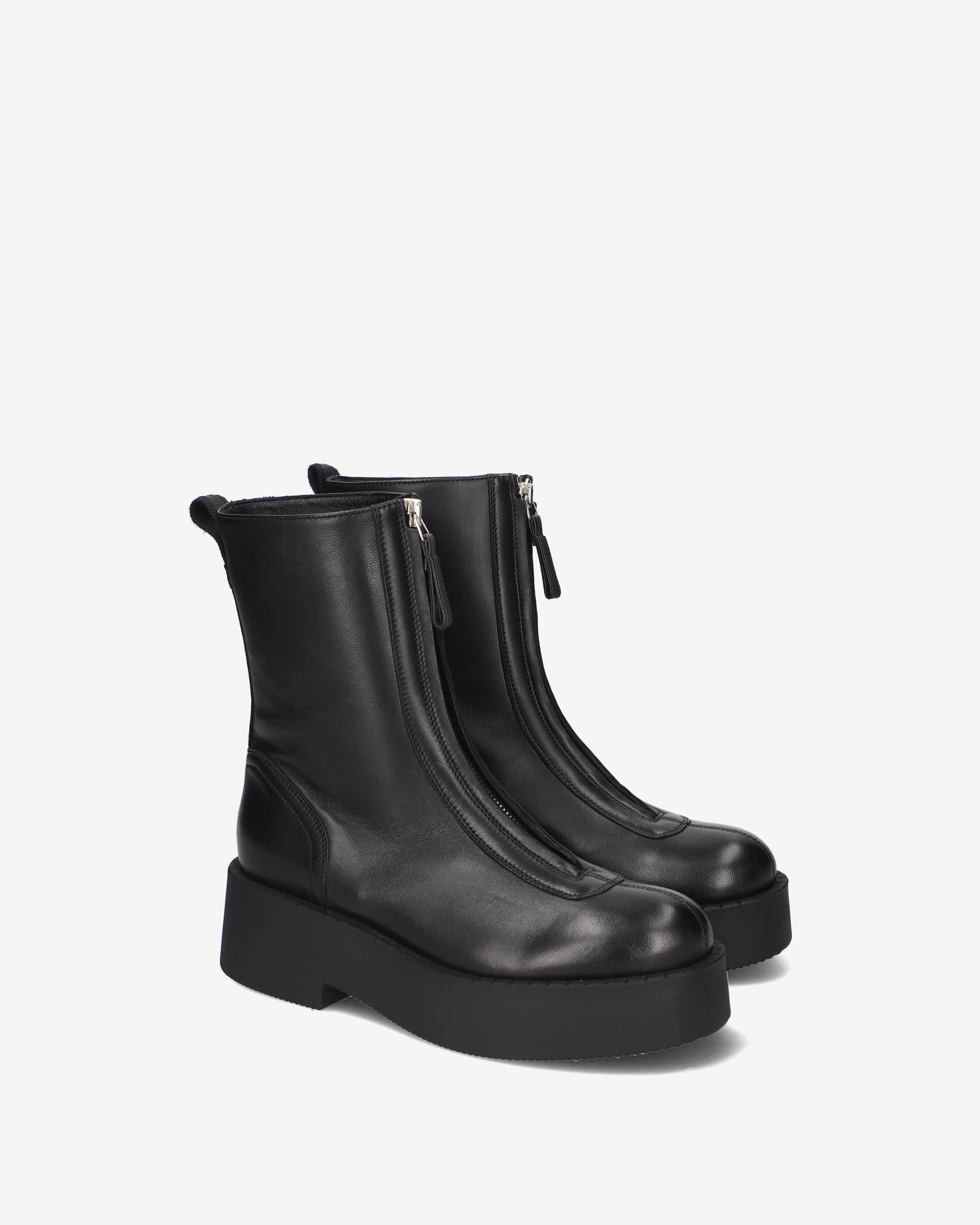 Premiata Boots Black Leather Boots bottines noir cuir