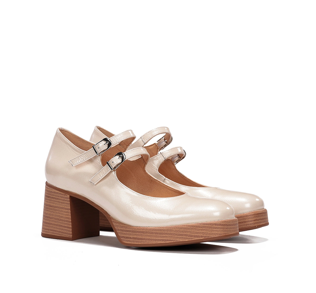 Dorking by Fluchos Cristel D9659 chaussure femme taupe plateforme