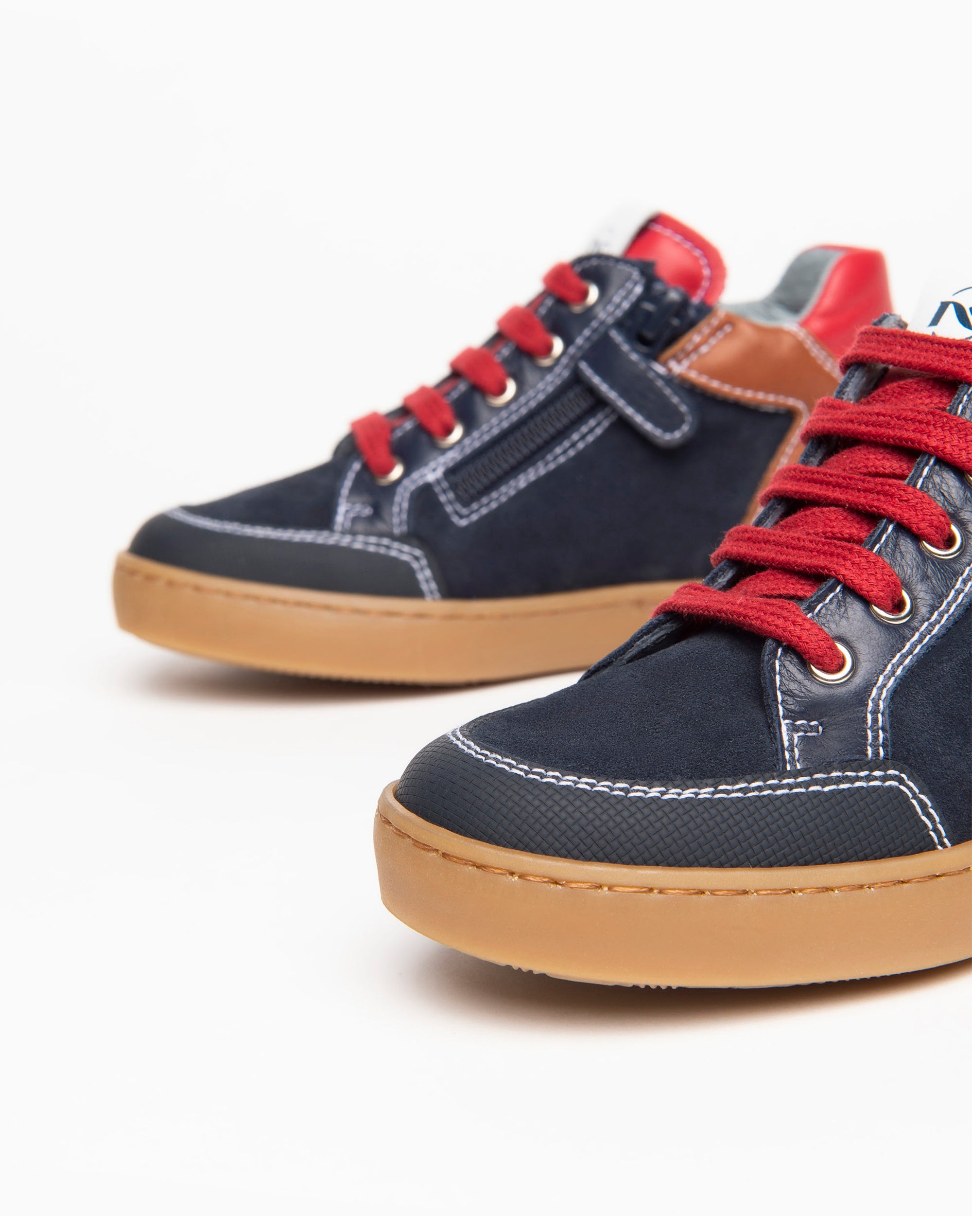 Nero Giardini Sneakers baskets daim garçon zip