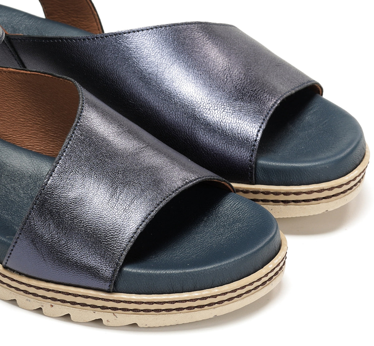 Dorking Espe D8771 sandales femme bleu confort