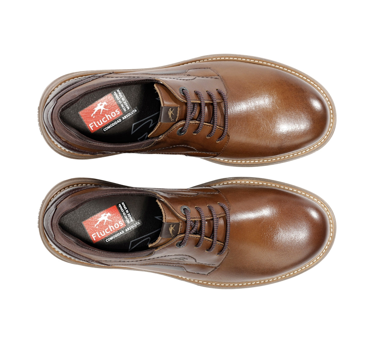 Fluchos Dalton F2507 chaussures ville marron homme