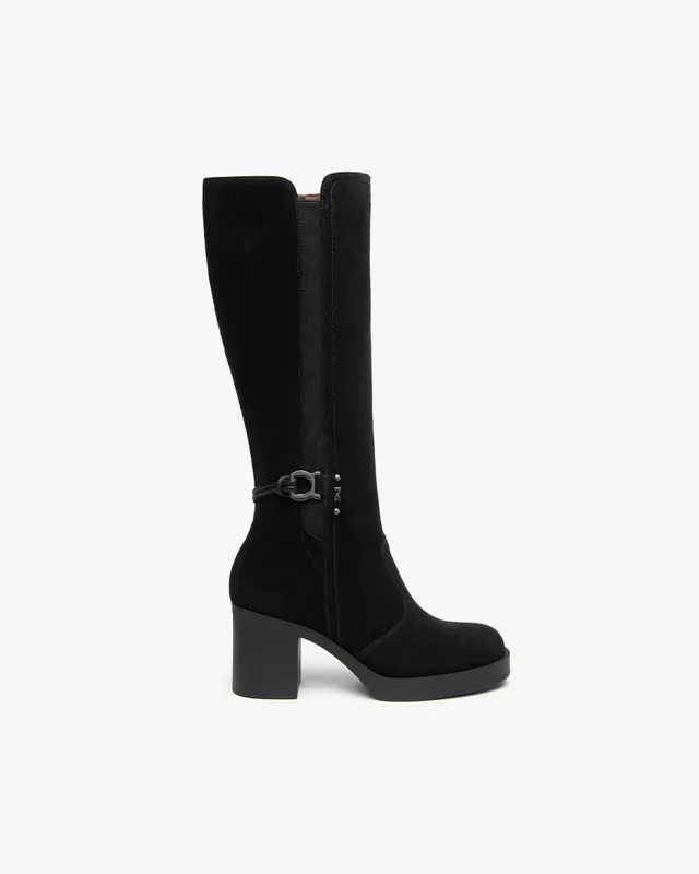 Nero Giardini Boots bottes femme daim talon 75 mm