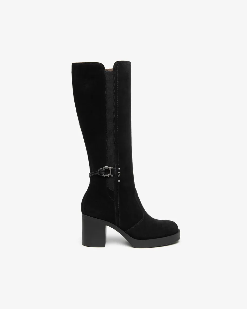 Nero Giardini Boots bottes femme daim talon 75 mm