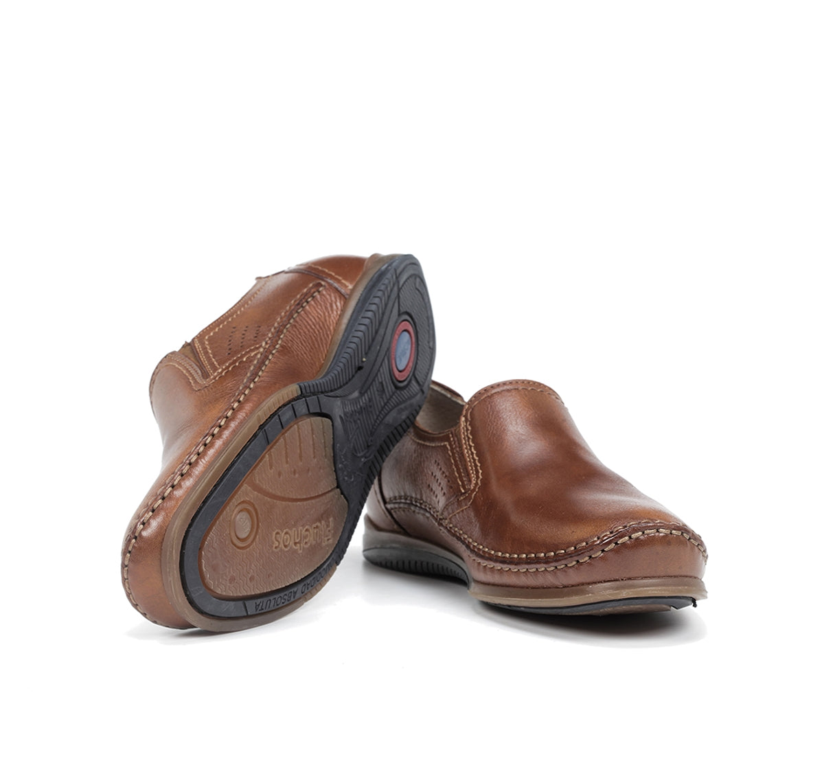Fluchos Catamaran 8565 slip on marron homme cuir