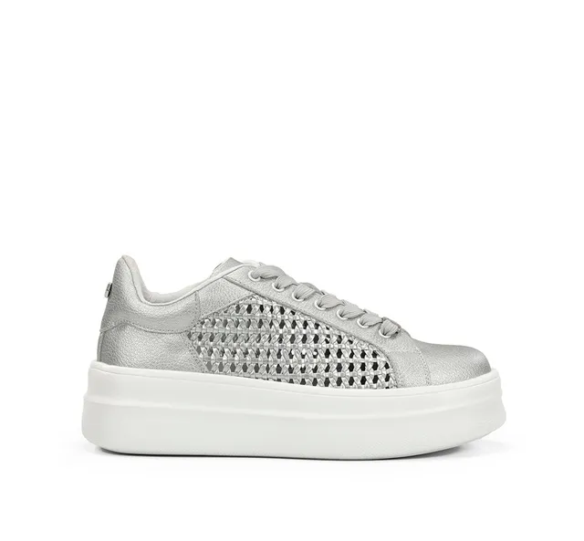Dorking Swift D9522 sneakers argent femme plateforme