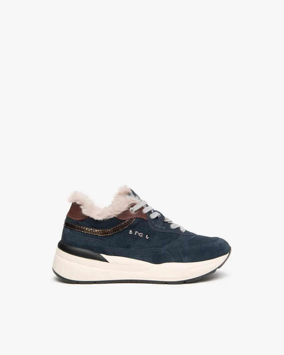 Nero Giardini Sneakers baskets femme daim pointure 38