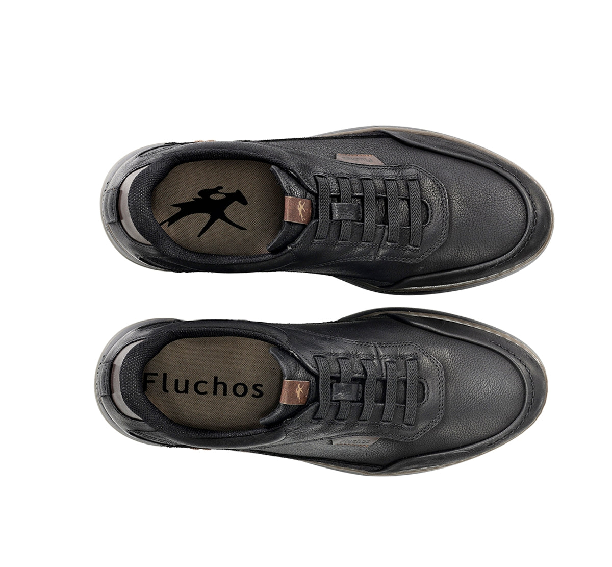 Fluchos Jeff F2511 basket noire homme à lacets