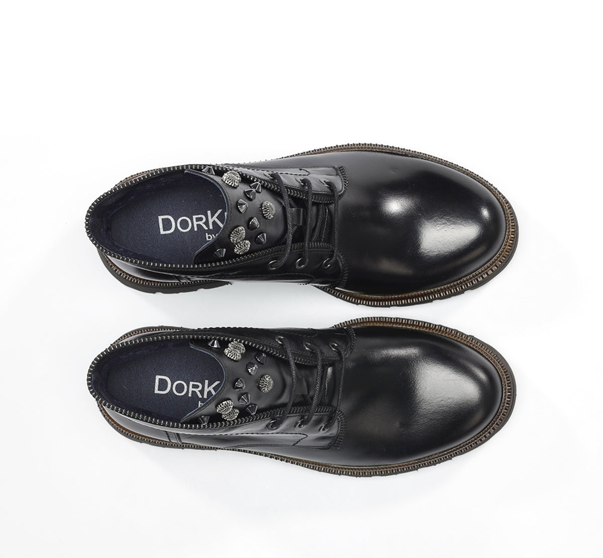 Dorking Cosmo D9390 bottine noire femme semelle track