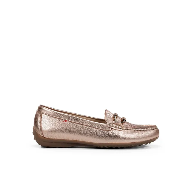 Fluchos Bruni F2156 mocassins femme nude cuir