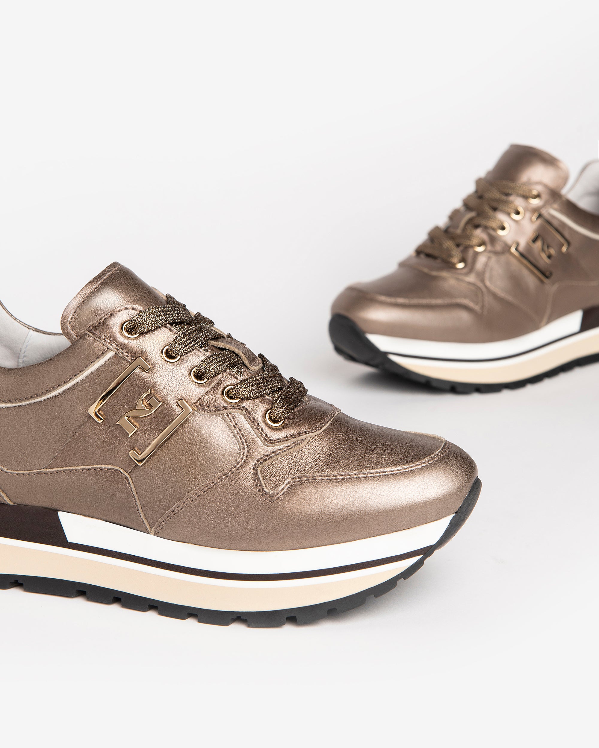 Nero Giardini Sneakers baskets cuir femme