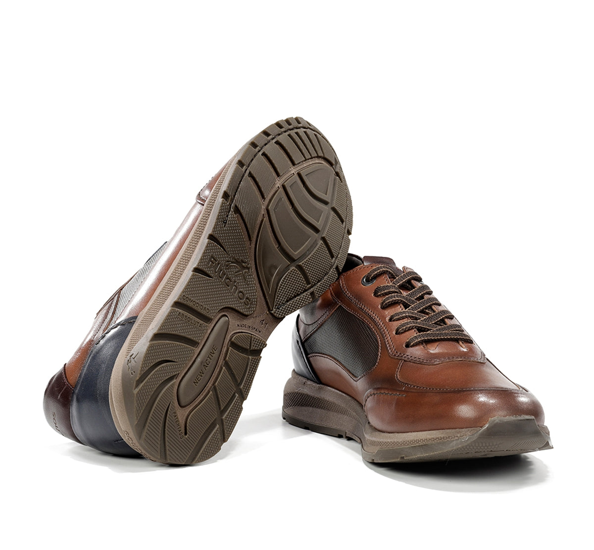 Fluchos Karter F2532 baskets marron homme cuir
