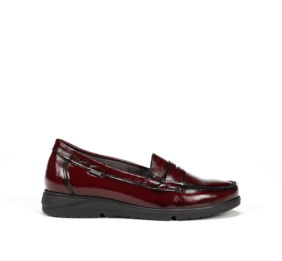 Fluchos Styll F1835 mocassins femme rouges cuir