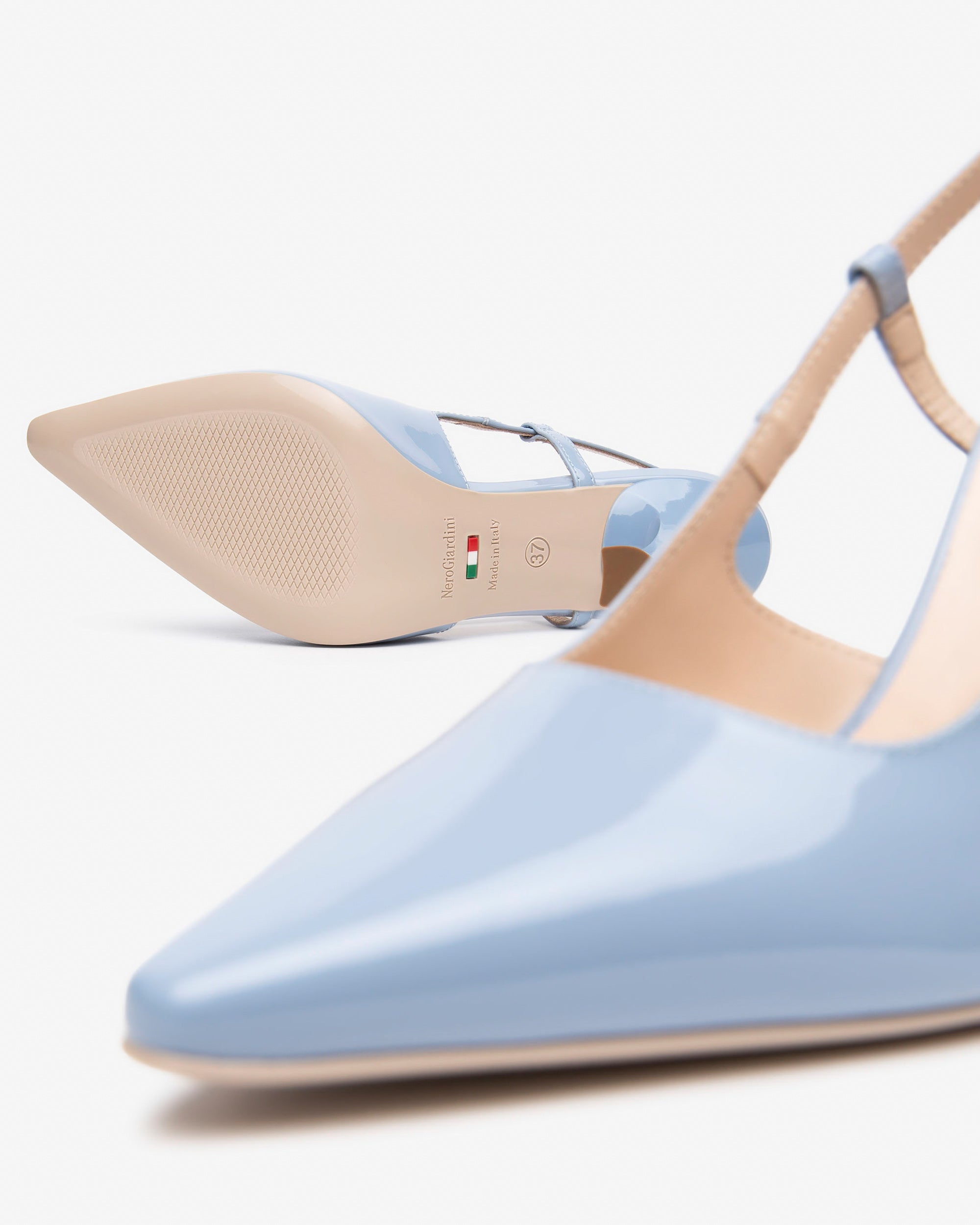 Nero Giardini Slingback Escarpins Verni Premium 38