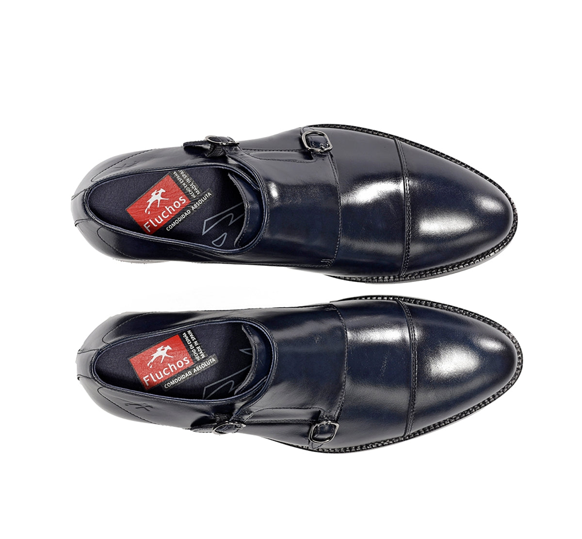 Fluchos Zapatos Robert F2163 chaussures ville bleues