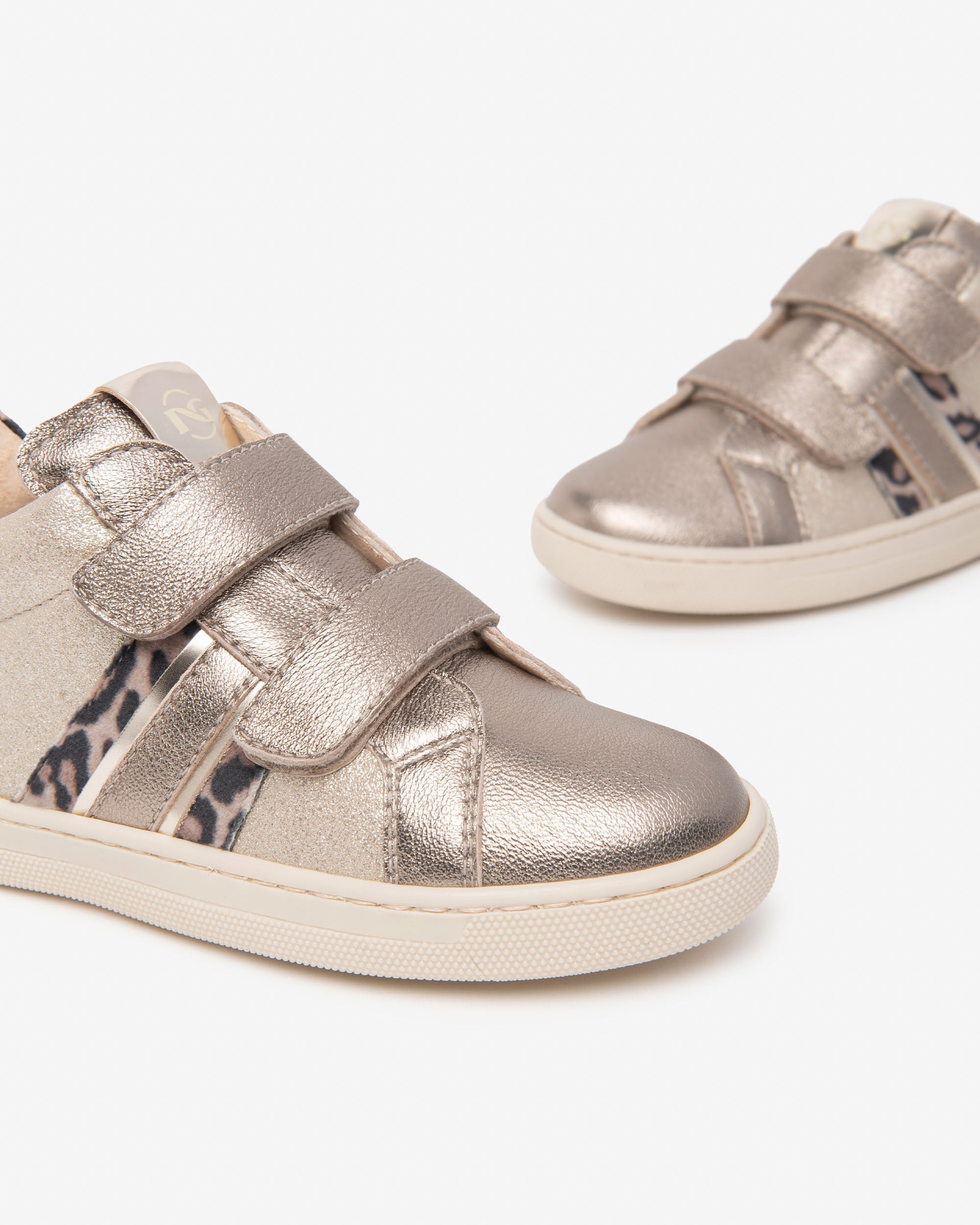 Nero Giardini Sneakers basket junior fille cuir scratch 25-30