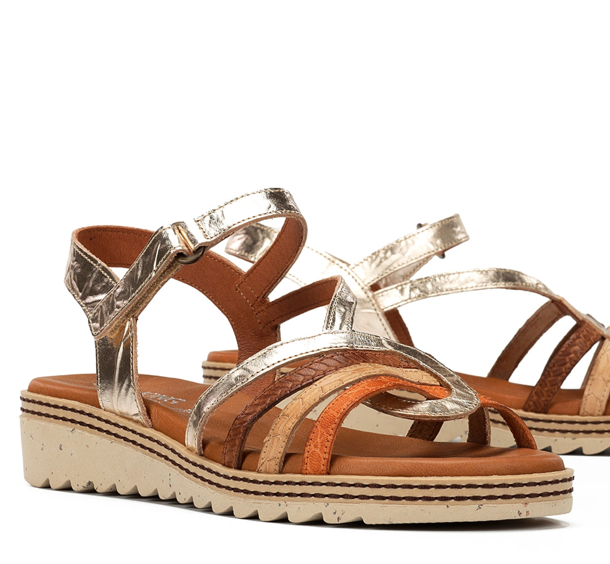 Dorking Espe D9113 sandale femme dorée