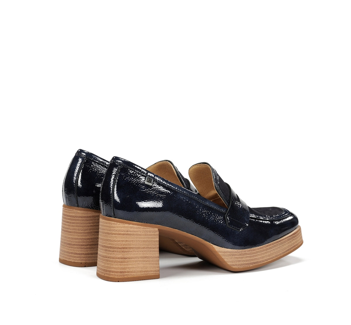 Dorking by Fluchos Cristel D9439 mocassins bleu 38 plateforme