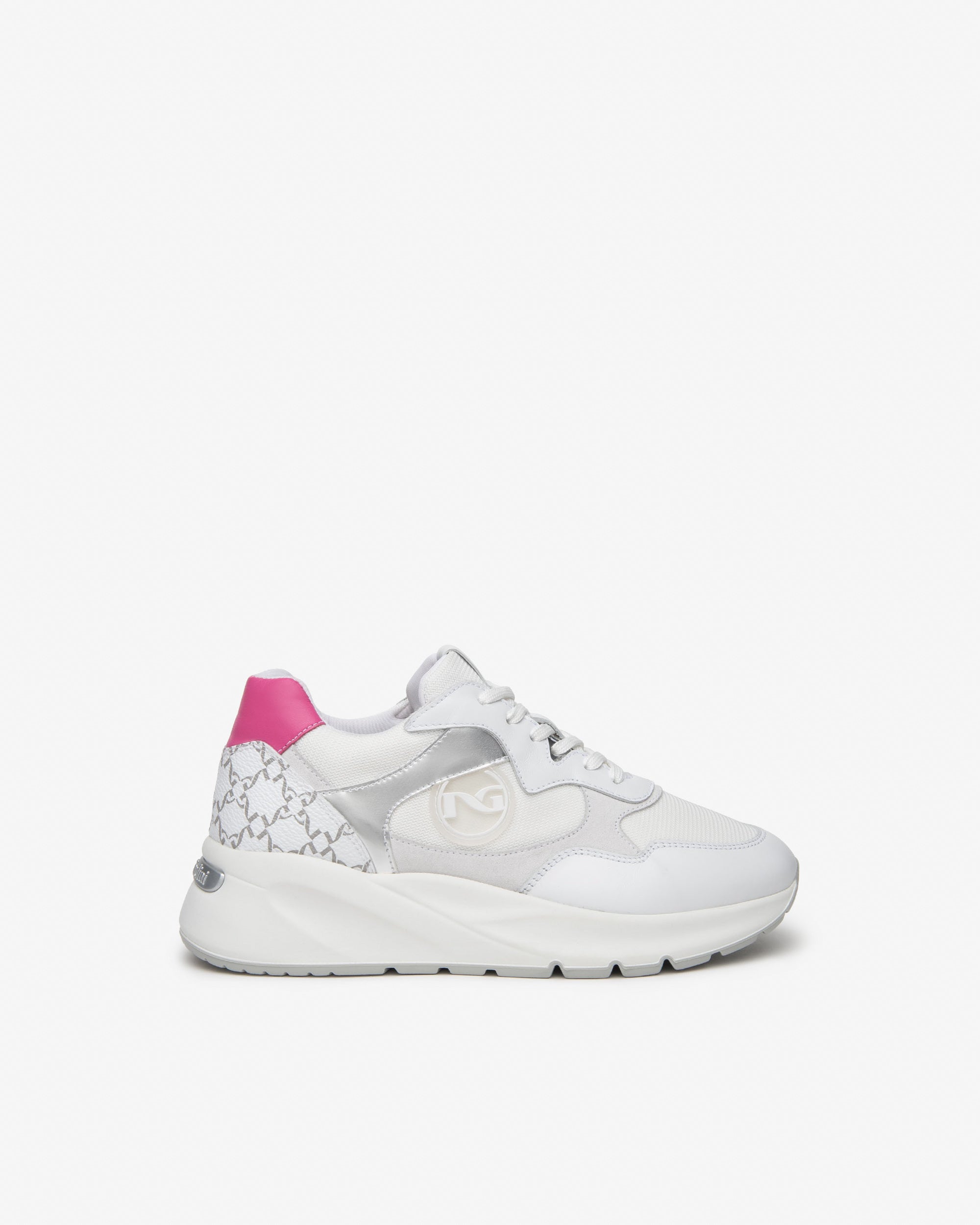 Nero Giardini Sneakers baskets cuir femme toile