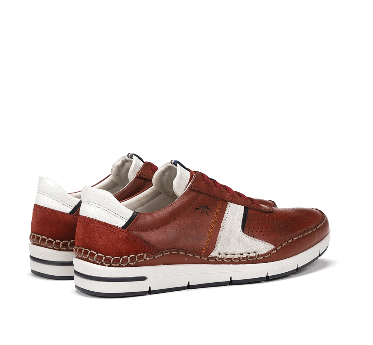 Fluchos Yannic F1443 baskets homme rouge lacets