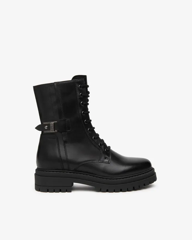 Nero Giardini Combat Boots rangers cuir femme 40 mm