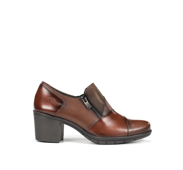 Fluchos Nydia F1802 slip-on marron femme cuir confort
