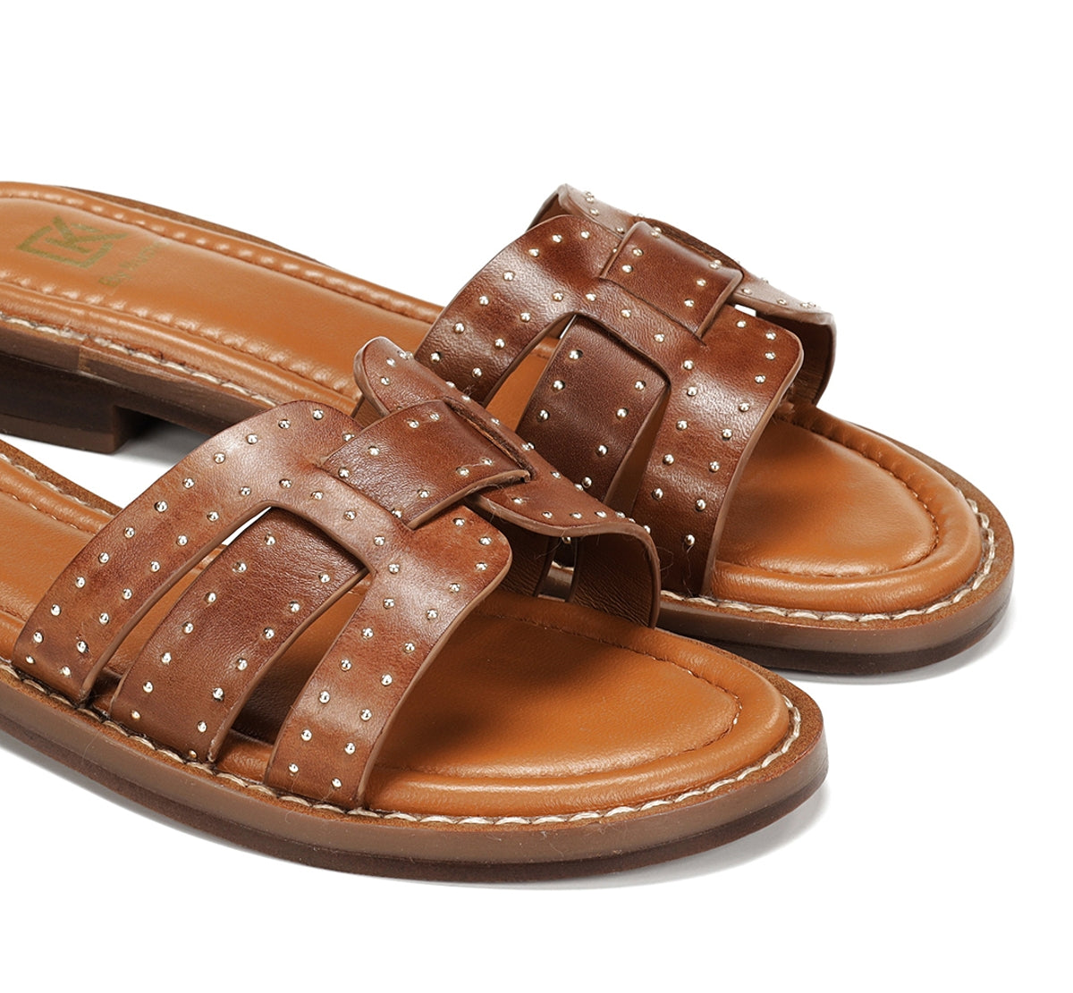 Dorking Ega D9731 sandale marron femme plate