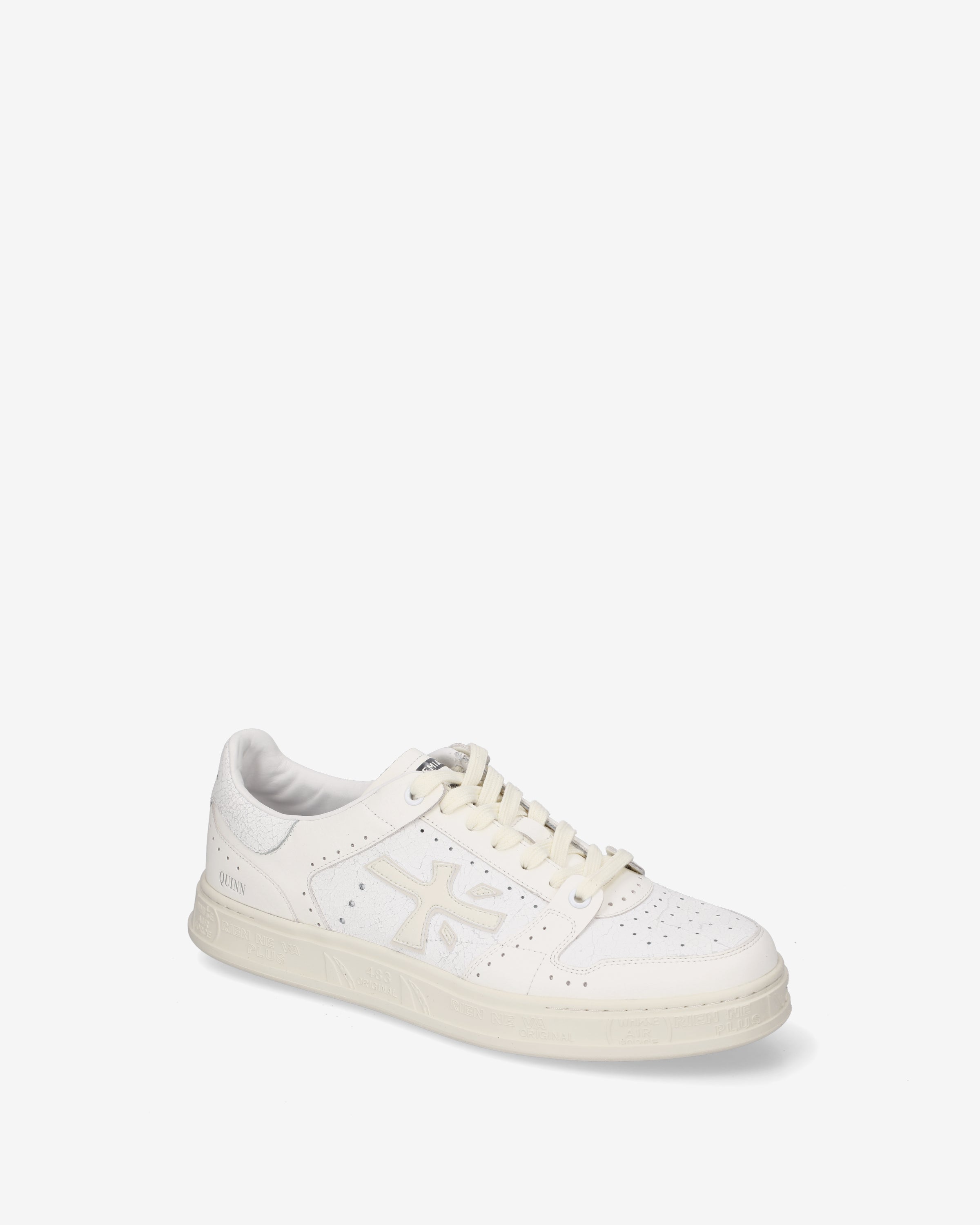 Premiata Quinn 8649 baskets homme blanc crème