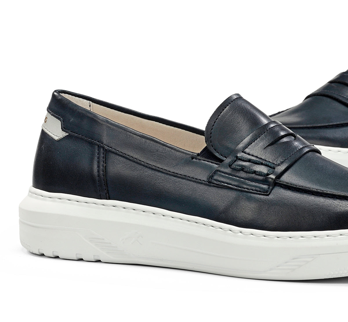 Fluchos Boston F2224 mocassin homme bleu léger