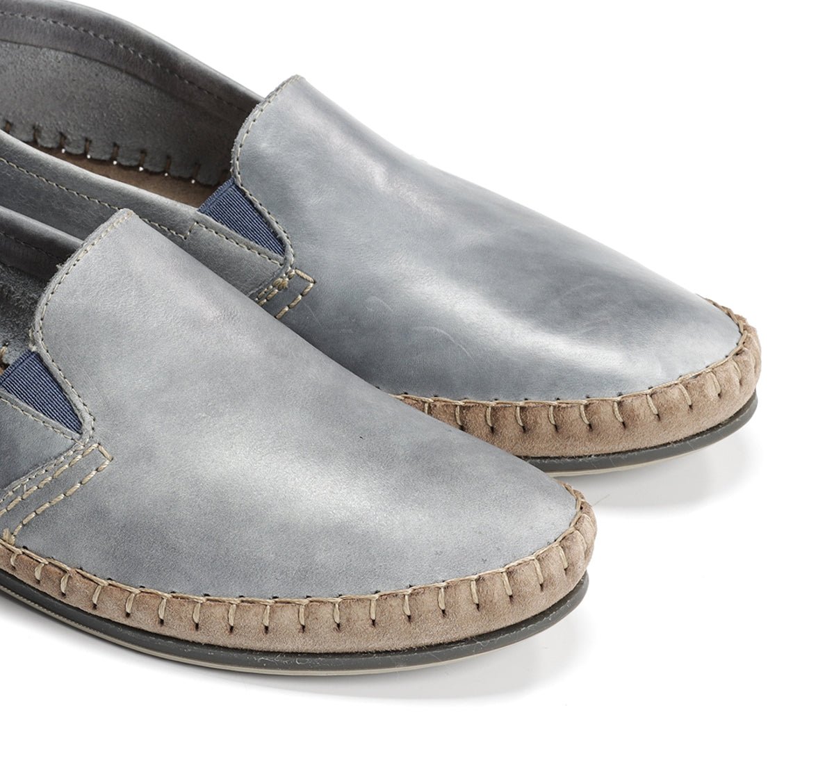 Fluchos Bahamas 8264 Slip On Bleu Homme Mocassins