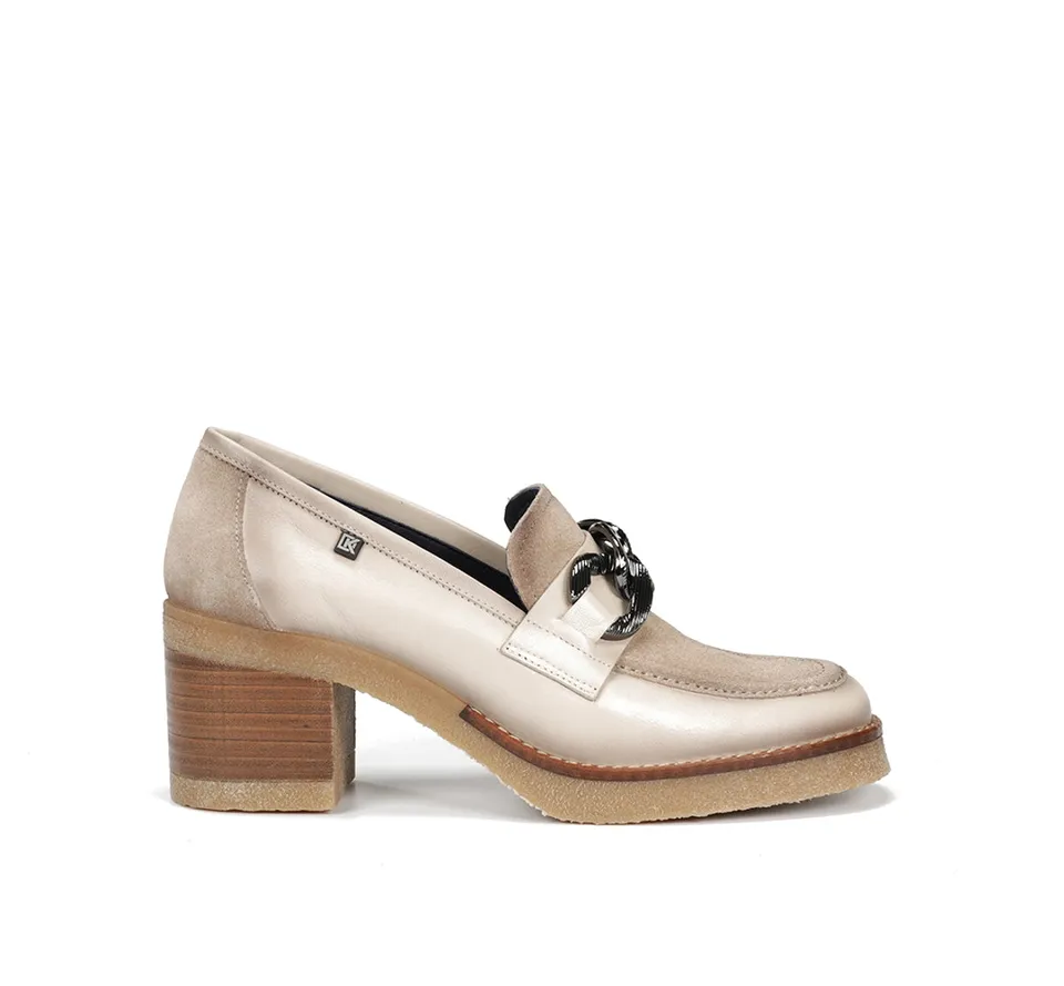 Dorking by Fluchos Oprah D9193 mocassin femme taupe