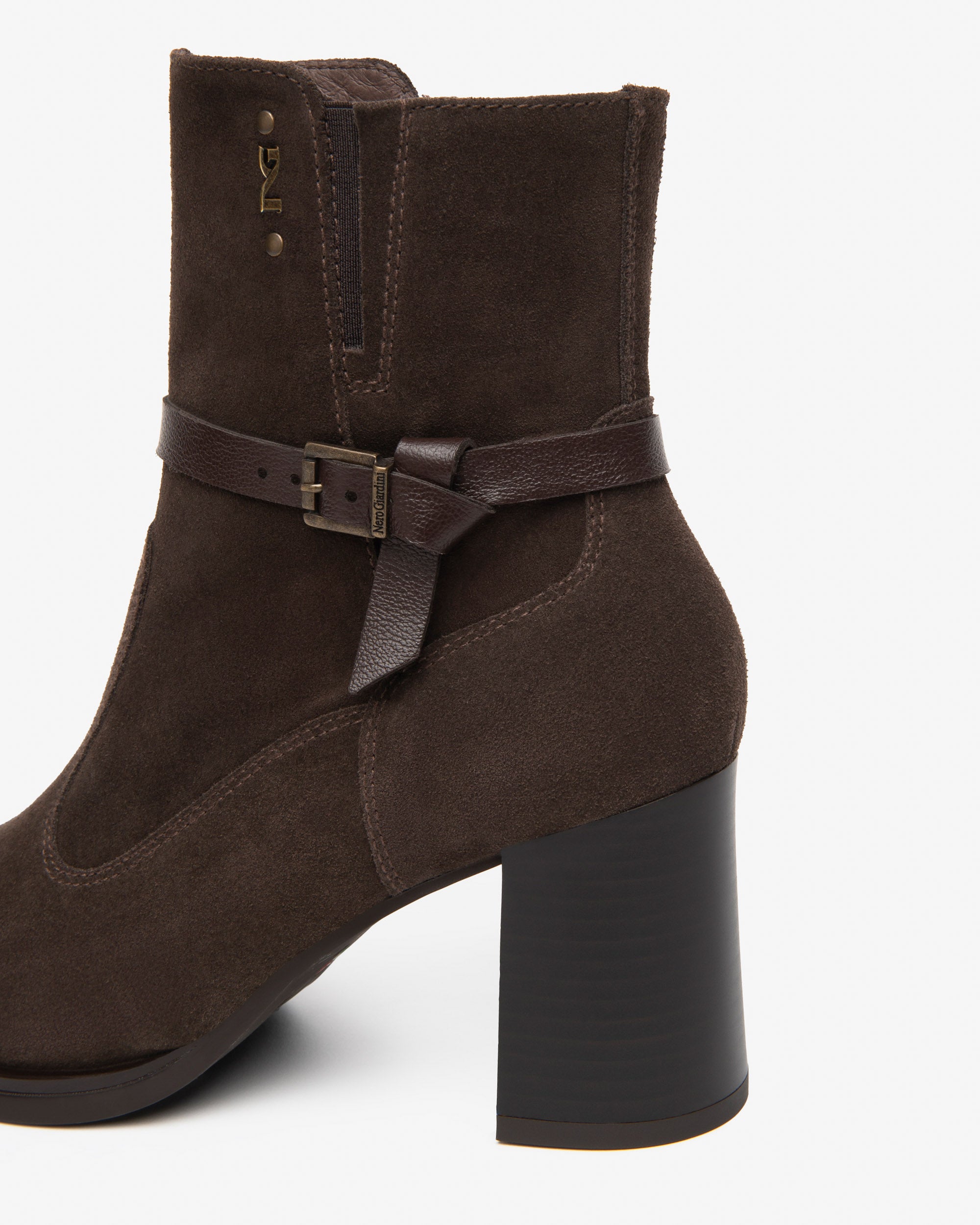 Nero Giardini Ankle Booties bottines daim femme talon 75 mm