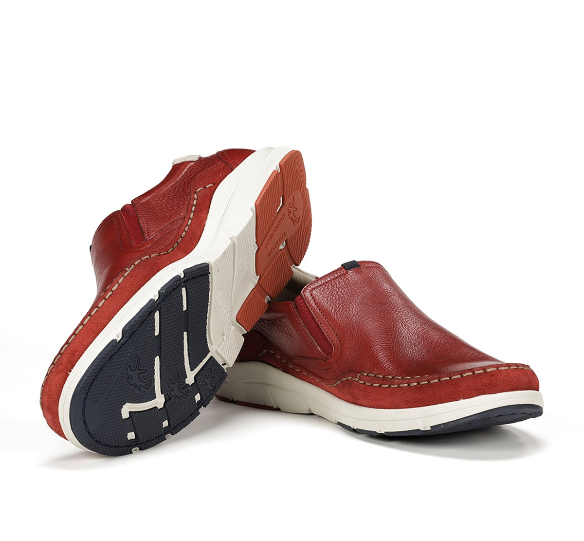 Fluchos Kai F1985 slip on rouge homme