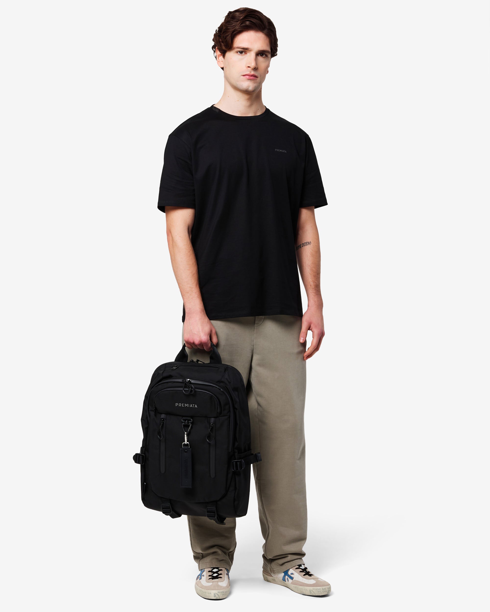 Premiata T-shirt coton mercerisé nylon homme