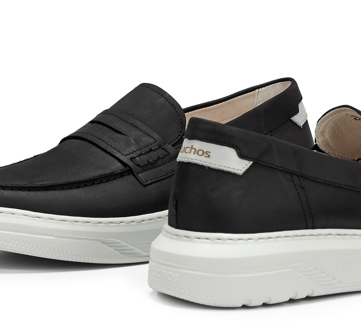 Fluchos Boston F2224 mocassins homme noir légers