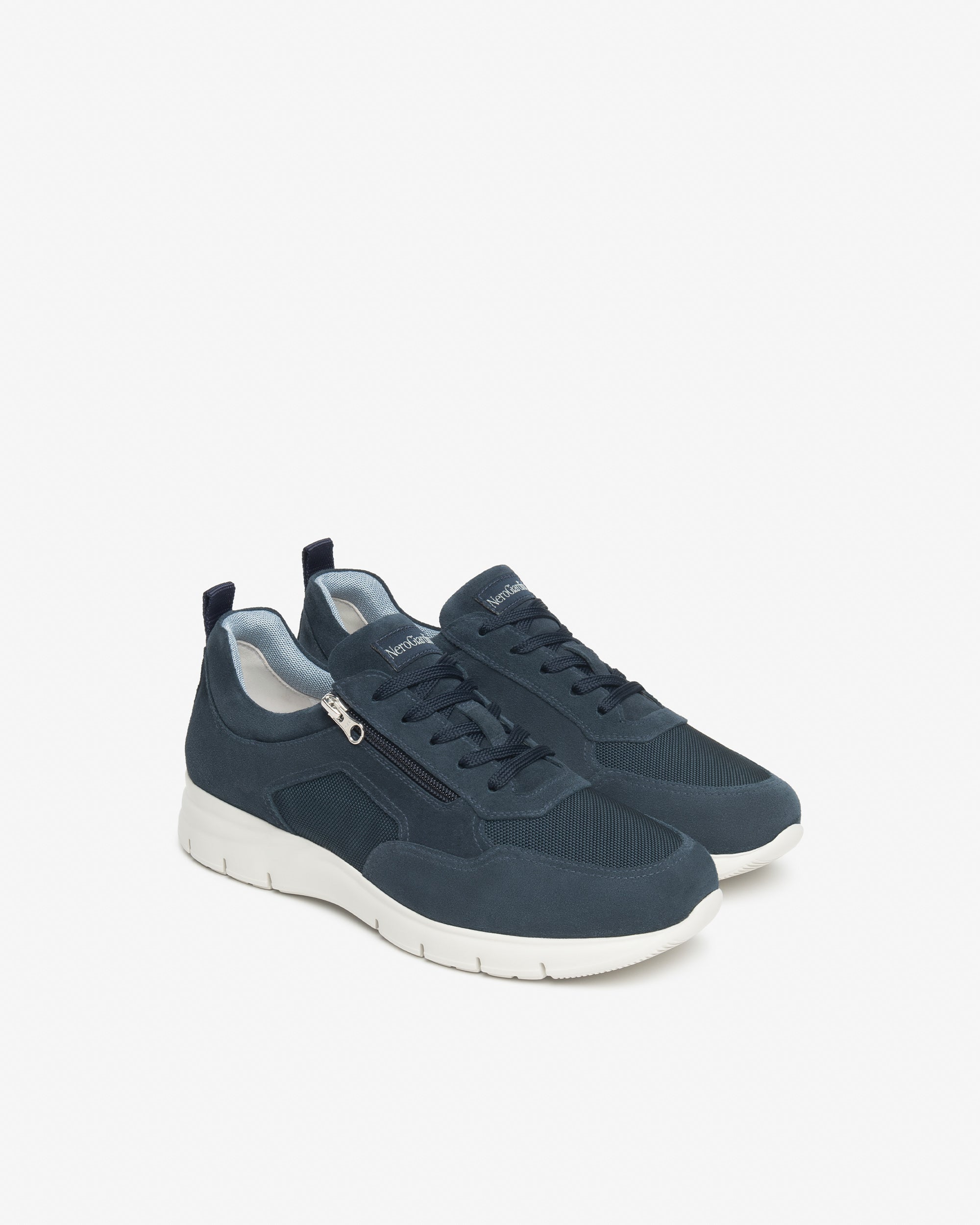 Nero Giardini Sneakers baskets homme daim toile